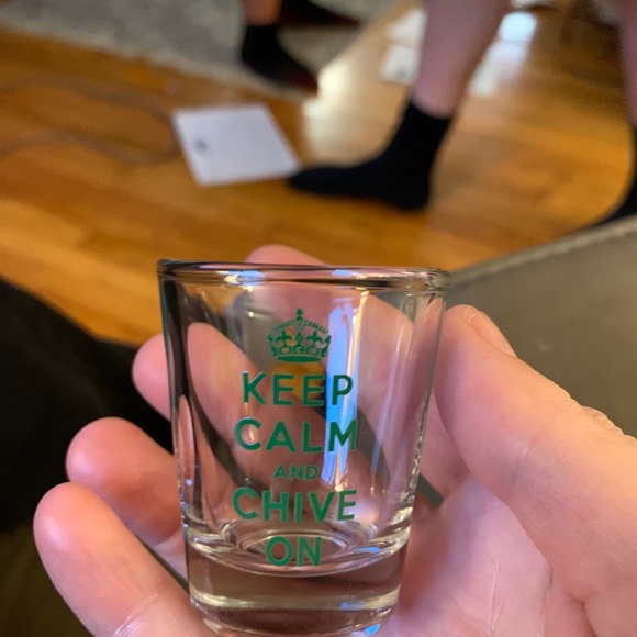 KEEP CALM & CHIVE ON & el JIMADOR TEQUILA SHOT GLASSES KCCO Set of 2 - Picture 8 of 8
